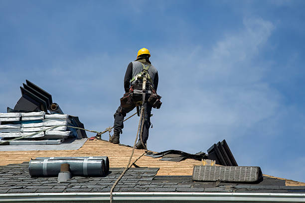 Professional Roof Replacement technician working in New River, AZ